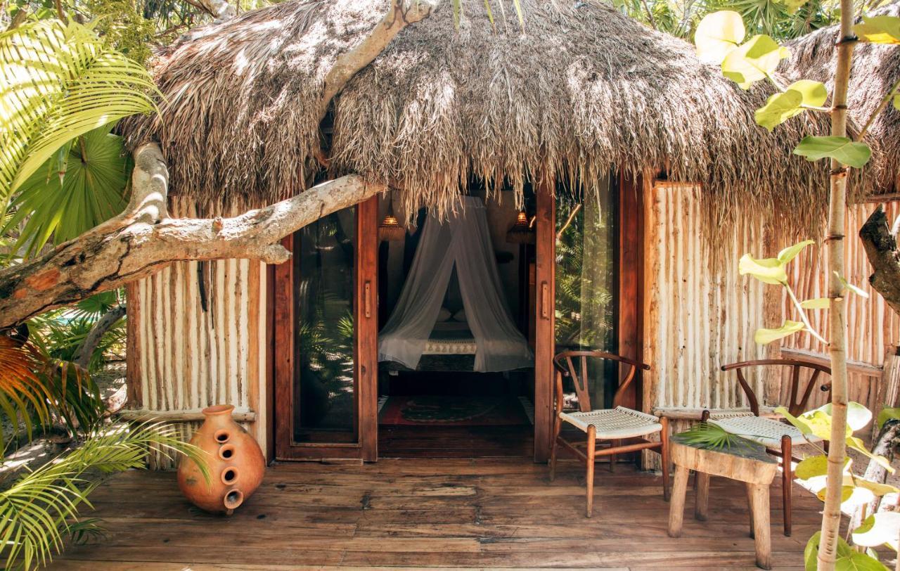 Ikal Tulum Hotel Dış mekan fotoğraf A bungalow at Xel-Há