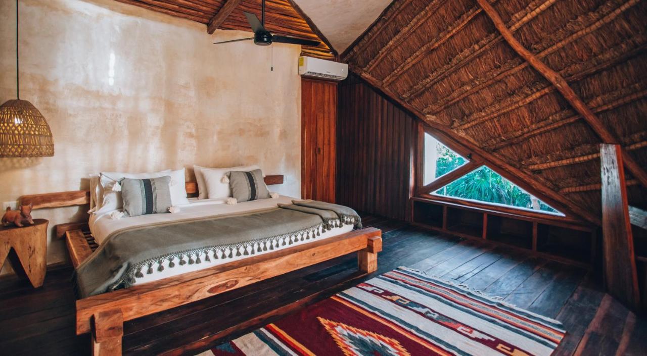 Ikal Tulum Hotel Dış mekan fotoğraf A bedroom at the hotel