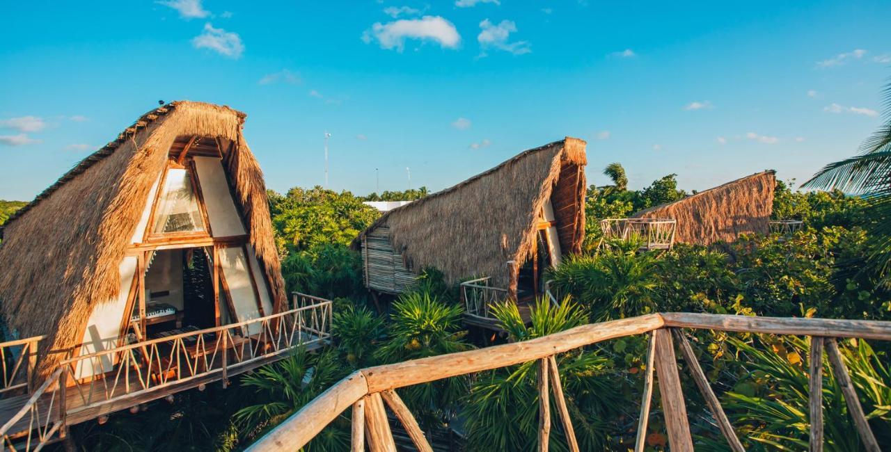 Ikal Tulum Hotel Dış mekan fotoğraf Eco-hotel in Tulum, Mexico
